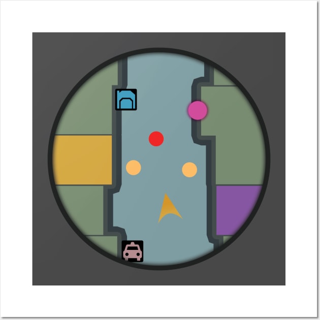 The Minimap Wall Art by YakuzaFan